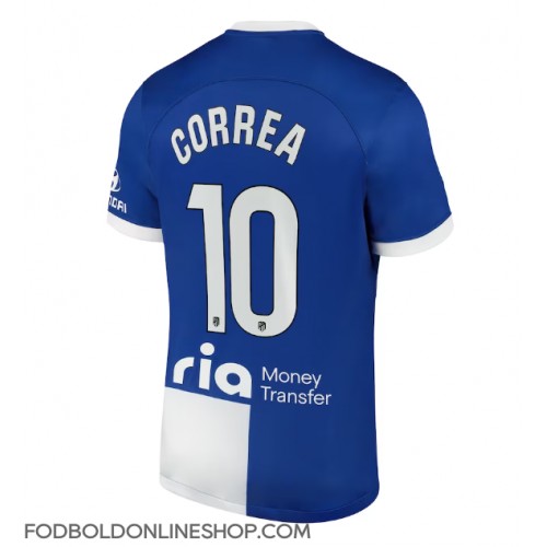 Atletico Madrid Angel Correa #10 Udebanetrøje 2023-24 Kortærmet